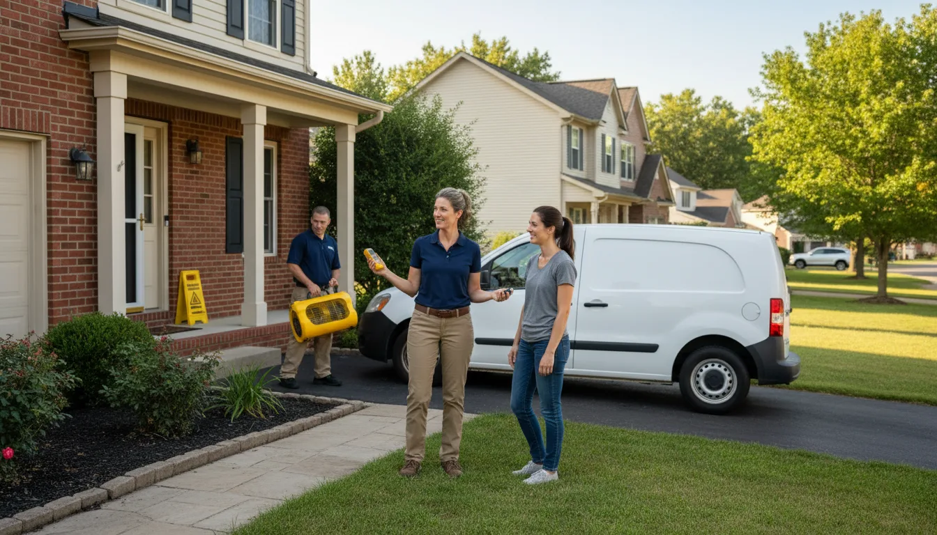 Residential water damage restoration in Spencer, ID